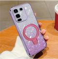 Soft Case Infinix Note 50 50 Pro 50 Pro Plus Luxury Gliter Premium TPU Ring Magnetic Softcase. 