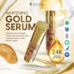 Ms Glow Whitening Gold Serum Original Bpom / Serum 24k Gold Extract Ms Glow