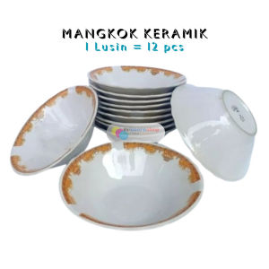 Mangkok Keramik Lusinan 12 Termurah / Mangkok Kramik Jepang Aesthetic dan Besar