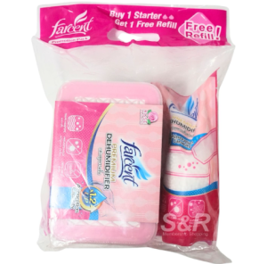 Farcent Premium Dehumidifier Promo Pack - Buy 1 Starter Get 1 Free Refill for Home Freshness & Dryness Control