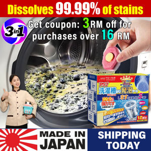 Dissolves 99.99% of stains Washing machine tablet Washing machine cleaner tablet Double combination Proteeting everones health Pembersih Mesin Basuh 3In1New Upgrade Washing tablet Washing Machine Cleaning Cube Washing Machine Cleaning Tablets