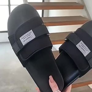 MenS Summer Outdoor Versatile CoupleS Slippers Soft Sole Unique Design Trendy Korean Style Casual Sandals
