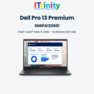 Dell Pro 13 Premium Laptop SNSPA132501 U5 เดลล์ คอมพิวเตอร์พกพา 13.3 นิ้ว 60 Hz Full HD 16GB+512GB รับประกันเครื่อง+แบต 3ปี On-Site