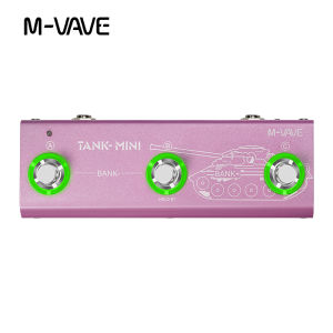 M-vave Tank Mini Multic Effects Guitar PedalSupport IR and OTG RecordingCabAmpModFXDelay Reverb Rechargeable Effects Pedal