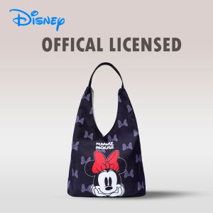 Disney Lotso Canvas Shoulder Bag - Official Licensed Pink Strawberry Bear Tote Bag