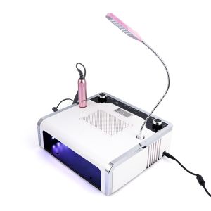 foreverlily 30000RPM 3 in 1  Electric Nail Drill Polisher Nail Dust Cleaner Vacuum Suction Machine Nail Gel File Curing Dryer Manicure Device