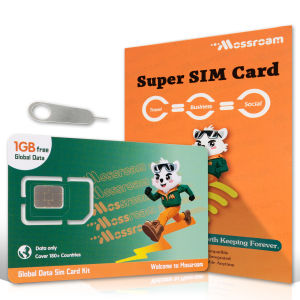 Prepaid SIM Card for Travel | Physical eSIM Adapter with 1GB Free Global Data | 180+ Countries 5G/4G LTE Data Only SIM Card | Reusable & Writeable for Unlocked Phones Hotspots Support