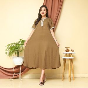 DASTER TERBARU BAHAN TWILL PAKAIAN WANITA BAJU TIDUR SANTAI ATAU DASTER IBU HAMIL