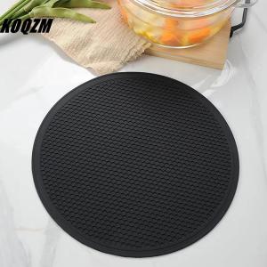 KOQZM Large Silicone Mat Coaster Heat Resistant Placemat Honeycomb Nonslip Pot Holder Table Mat Round Cup Mat Kitchen Accessories