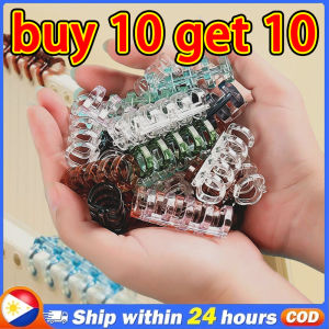 Buy 10 get 10 5-Hole Plastic Binding Strips Detachable Loose-Leaf Binder for School Office DIY Stati
