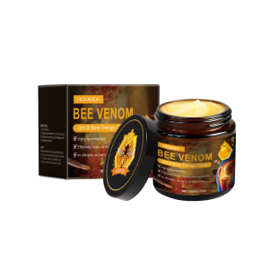 Houkea  Bee Venom Joint Neck Cream   Mild ingredients relieve discomfort. Apply and massage on neck knees and legs for care