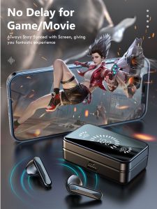 ITEJDJ S20 Bluetooth Earphone with MicIPX5 Waterproof Noise Reduction Wireless Earbud Hifi Stereo 5.1 Bluetooth Headset for Oppo iphone Samsung Xiaomi Huawei ViVo Mobile Phone/Laptop/Tablets