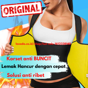 Korset Olahraga Baju Pelangsing Tubuh Pengecil Perut Cami Hot Cincher 3 Rows Baju Olahraga