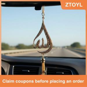 【ZTOYL】 1 Piece của giọt hình kim loại Rhinestone dát xe trang trí xe gương chiếu hậu trang trí