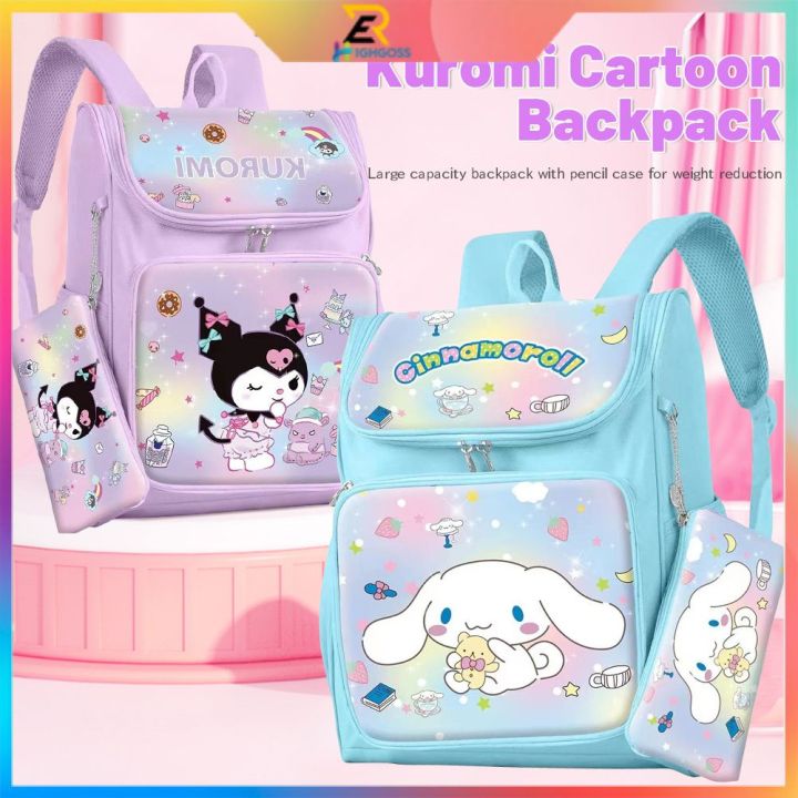 LJL002 Hello Kitty My Melody Kuromi Cinnamoroll Backpack For