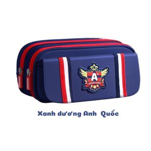 Hộp bút 3 ngăn phong cách Anh Quốc model 2024