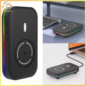 Undetectable Mouse Mover Jiggler ON/Off Switch Mouse Shaker Type-C Port No Software Required/Driver-Free Keeps PC Active