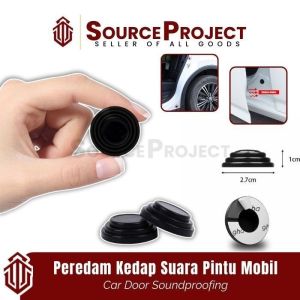 Peredam Karet Silikon Ganjal Pelindung Kedap Suara Pintu Mobil Anti Getaran | Source Project