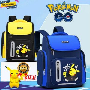 TAS ANAK LAKI LAKI SEKOLAH ANAK MODEL TERBARU 2025 IMPORT POKEMON KEKINIAN HIGH QUALITY PAUD TK SD