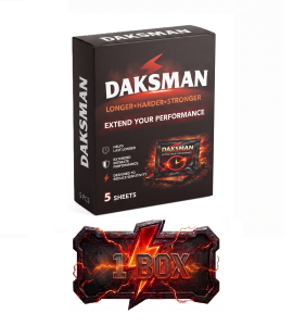 DAKSMAN Mens Wellness Wipes – 1 Box (5 Sheets) Intimate Hygiene Care