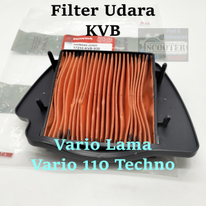 Filter Udara saringan udara KVB HONDA VARIO LAMA CARBU 110 TECHNO KUALITAS ORI PRESISI AWET (Bisa Cod)