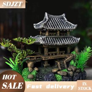SDJZT Mô phỏng trang trí bể cá trang trí nhựa trang trí bể cá cảnh quan mô hình nhà Bể cá trang trí bể cá