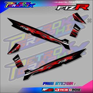 STRIPING VARIASI YAMAHA FIZ R / STICKER LIST MOTOR YAMAHA FIZ R