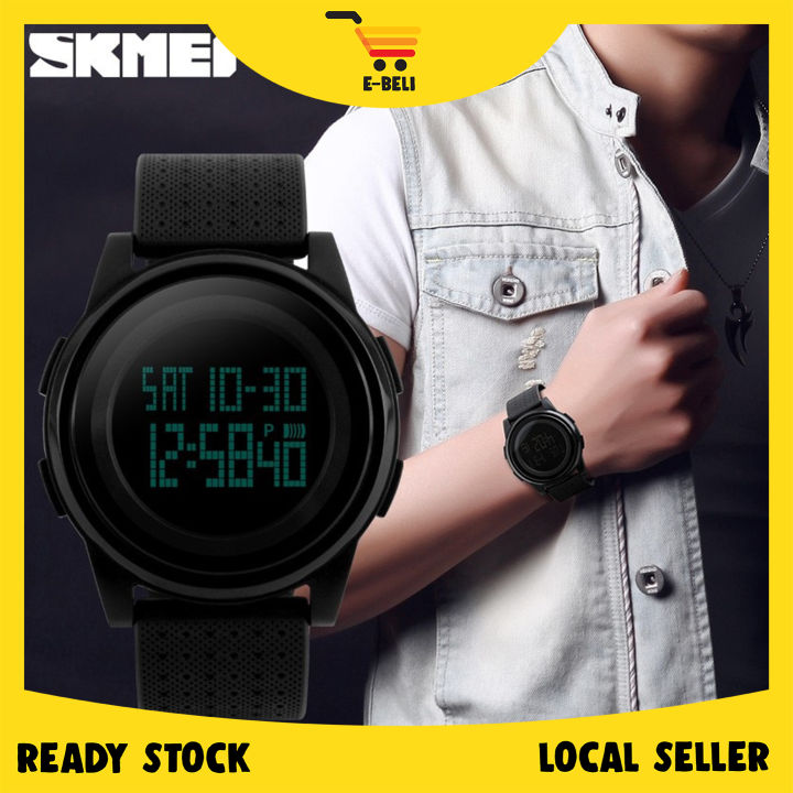 READY STOCK E BELI SKMEI 1206 Men s Sports Waterproof LED Display Digital Watch Jam Tangan Lelaki Quartz Double Display Lazada