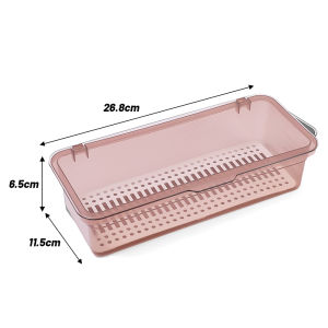 กล่องเก็บอุปกรณ์ครัวพลาสติกใส / ถาดใส่ช้อนส้อมกันฝุ่น / ตะกร้าระบายน้ำบนโต๊ะอาหารพร้อมฝาปิด / กล่องพลาสติกอะครีลิคใสสำหรับใส่อุปกรณ์ครัว ตะกร้าระบายน้ำบนโต๊ะอาหาร กล่องจัดระเบียบเครื่องมือแต่งหน้า