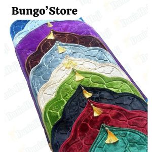 CD DITEMPAT Sajadah Kubah Fiori Bunga (Free Sarungan) Busa Tebal Embos aesthetic Premium Anti Slip Lantai Sejadah Viral
