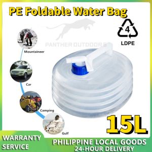 COD15L PE collapsible water bag shrink bucket Folding bucket portable folding Kettle camping Outdoor