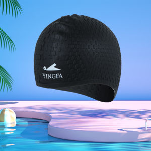 หมวกว่ายน้ำผมยาวสำหรับผู้หญิงหมวกน้ำซิลิโคนยางใหญ่พิเศษกันน้ำเด็กหญิงว่ายน้ำอุปกรณ์หมวกว่ายน้ำหมวกขับขี่มืออาชีพ