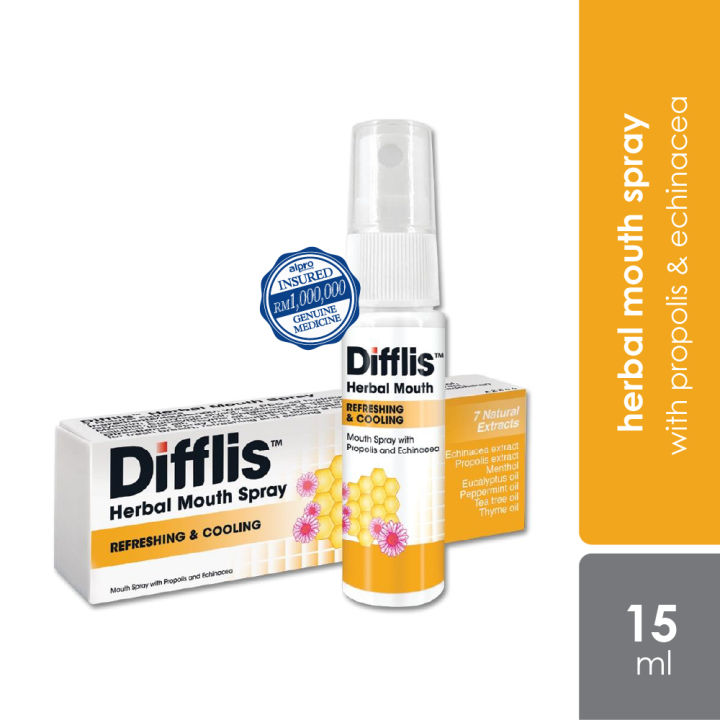 Difflis Herbal Mouth Spray 15mL | Lazada