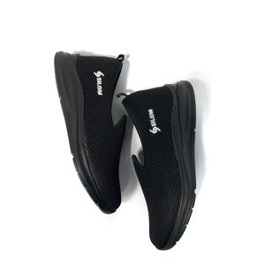 Silom Sepatu Sneakers Elestreet Sepatu Slip On Pria - Wanita Sepatu Sekolah Full Black Sepatu Olahraga Sepatu Fashion Street Style
