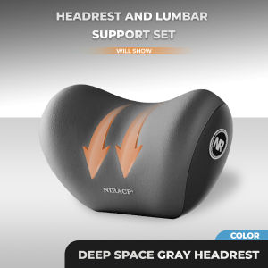 【3D Memory Foam】Car Neck Headrest Pillow Car Accessories Head Support Neck Protector Universal Automobil