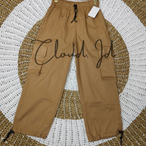 Celana cargo panjang anak perempuan korean style katun strech 3-12 Tahun