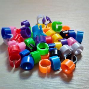 PLLEWY 100 Pcs Colorful Parrot Pigeon Bird Poultry Clip Leg Band Rings