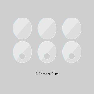 3 in 1 Camera Film For 2023 Honor 90 Honor90 5G All Transparent Full Cover Protective HD Clear View Lens Protector Tempered Glass Protect Anti Scratch