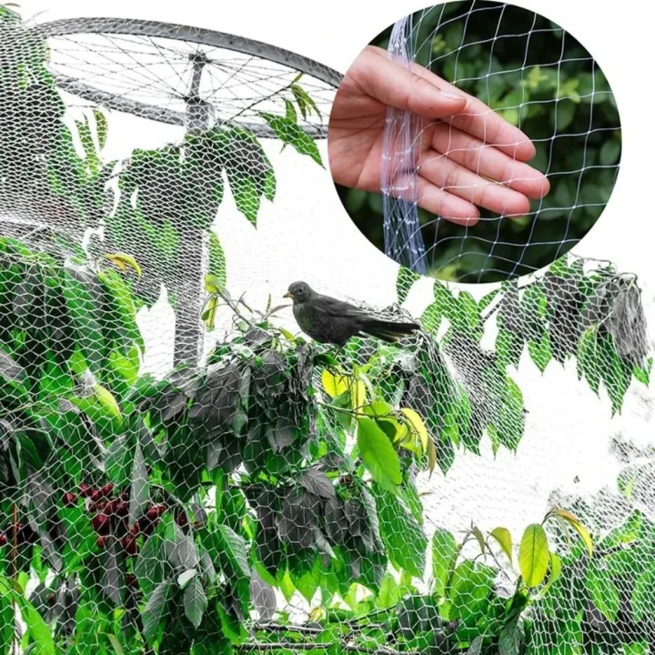 LEKGAVD 4-10m Anti Bird Net White Mesh Insect Prevention Fruit Tree ...