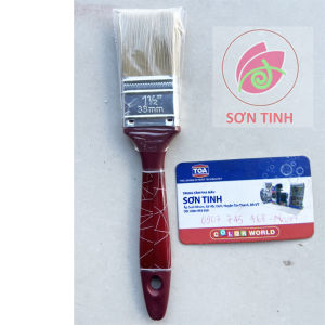 Cọ Quét Thanh Bình Sơn Dầu và Sơn Nước Cán nhựa Nâu Lông Tổng Hợp