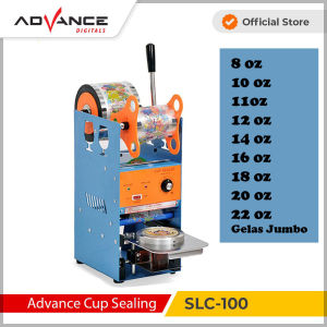 Mesin Cup Sealer Advance SLC 100 Mesin Press Gelas Plastik bisa 22oz 18oz 16oz 14oz 12oz Sealing Machine SLC100 Alat penutup minuman