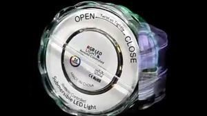 WH 10 LEDs RGB Submersible Light Underwater Lamp Battery Operated Garden Swimming Pool Light for Wedding Party Aquarium Vase Bowl