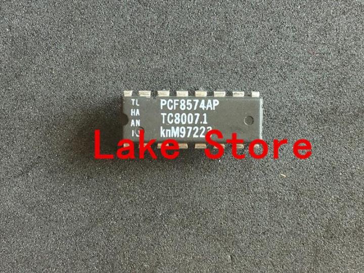 10 unids/lote PCF8574P DIP16 PCF8574AP PCF8574 remoto 8 bits I/O ...