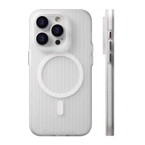 【Non-Slip】Sanptoch For Magsafe Glacier Phone Case For iPhone 16 15 14 13 Pro Max Matte Translucent Cover For iPhone 16 Pro Max Shockproof Slim Hard Casing