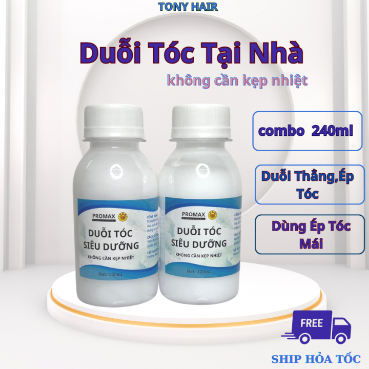 Thuốc duỗi ép tóc tại nhà không cần kẹp nhiệt nhà đơn giản, tiết kiệm ...