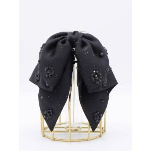 French Bow Hairpin Korean Fashion Elegant Rhinestone Hair Clip Hair Accessories for Gentle Women‘s