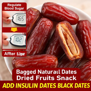 Naturally Sourced Black Jujube With 0 Additives Black Date Palm Seedless Dates Fruit Soft Gold Black Dates Candied Date 天然零添加黑椰枣