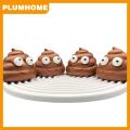 PLUMHOME Squeeze Pinch Vent Ball Decompression TPR Toys Gadgets Sticky Ball Poop Funny Tricky Adult Kids Teen Gifts Stress Reliever Toys. 