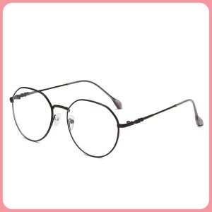 [จัดส่งในกทม] แว่นสายตาสั้น50-500° แว่นสายตาสั้ แว่นตาป้องกันแสงสีฟ้า แว่นตาแฟชั่น แว่นตาคอมพิวเตอร์ กรอบโลหะ ผู้ชายและผู้หญิง คุณภาพสูง