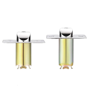 4Pcs Lock Body Tongue Round Door Handle Knobs Lock Cores Locking Tongue Hardware Lockcase Fitting Lock Accessories